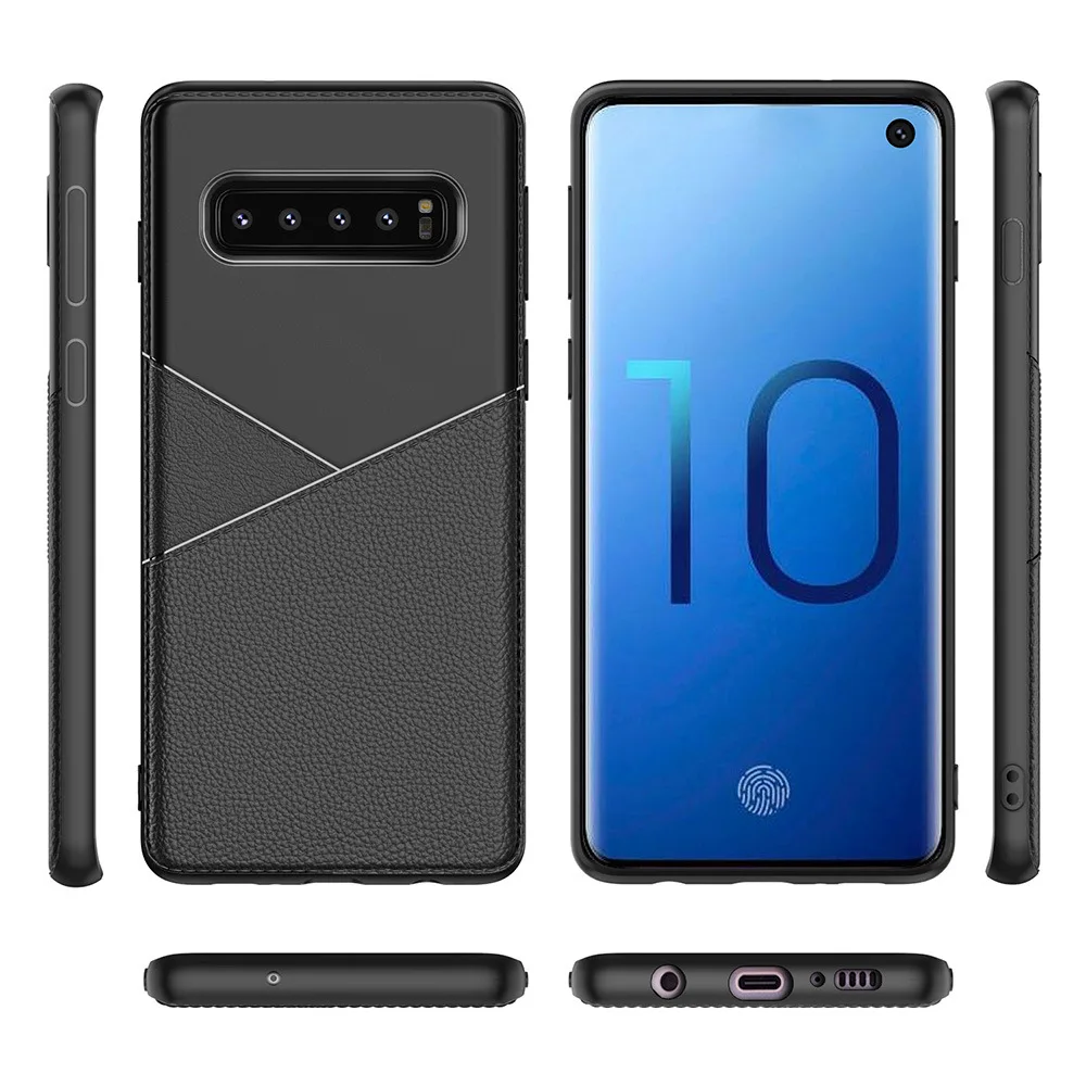 Ультра Тонкий силиконовый чехол из ТПУ для samsung galaxy S10 плюс крышки ударопрочный