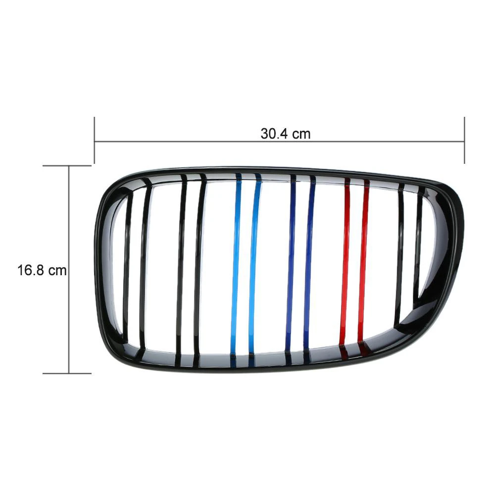 1 серия E81 E87 E82 E88 передняя решетка ABS Глянцевая M цветная для BMW 2008 2011 Coupe 118i 120i 120d 123d