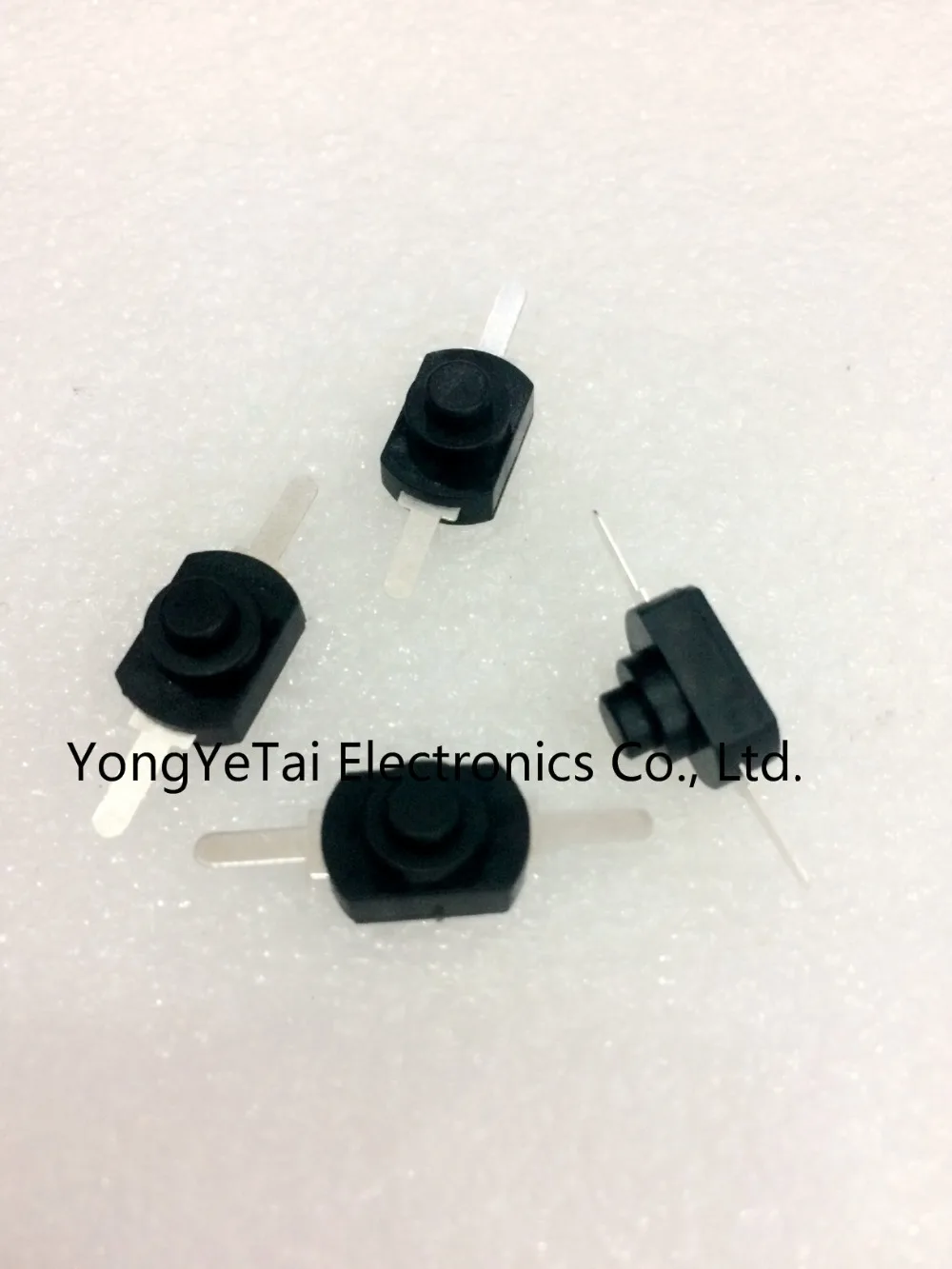 1208YD Flashlight button switch control 2-pin small black self-locking power switching white free shipping | Обустройство дома