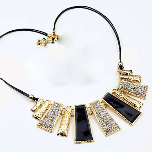 Женское Ожерелье цепочка с плетеным кожаным ремешком|rope chain necklace|chain necklacedesigner