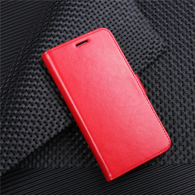 Red Coque для OnePlus 5/5 т A5000 A5010 Капа Флип Бумажник телефон искусственная кожа+ Мягкий силиконовый чехол для OnePlus 5 т 5 т Fundas сумки - Цвет: Red