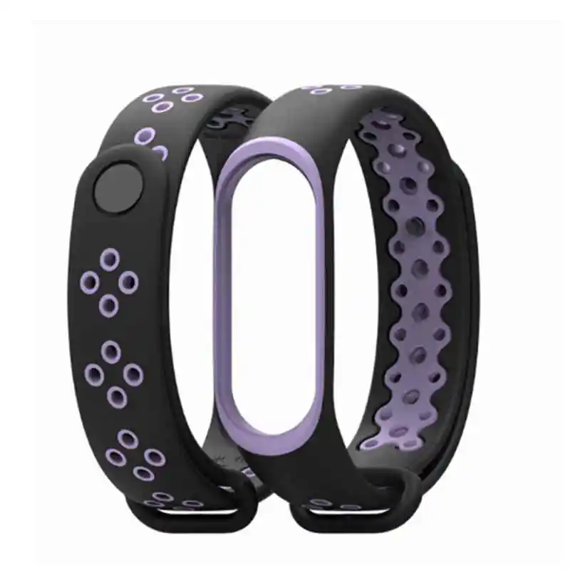 Mi Band 3 4 ремешок спортивный mi band 3 браслет для xiaomi mi band 4 3 браслет ремень Цветной силиконовый сменный ремешок смарт-браслета