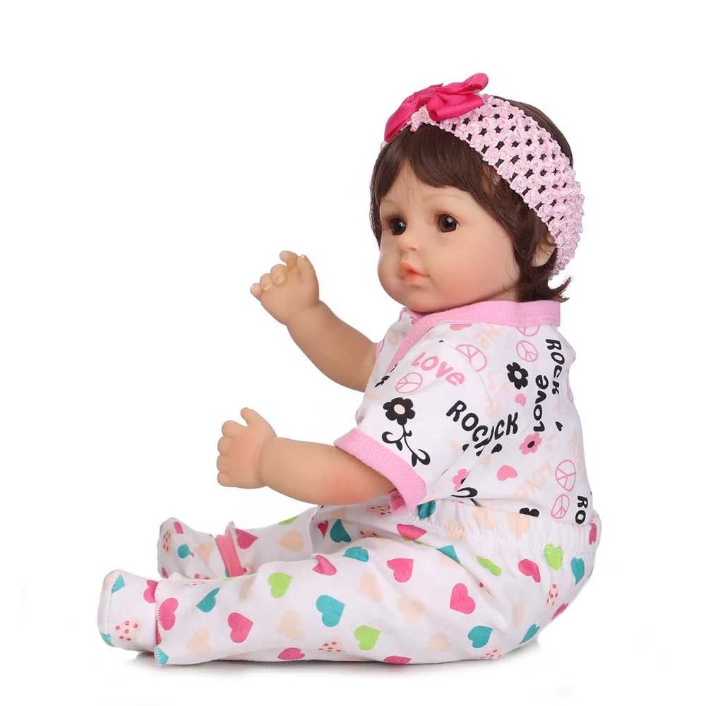 48cm Reborn silicone babies dolls 19&quot little girl with blanket and bottle as kids lovely birthday gift bonecas | Игрушки и хобби
