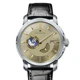 PONIGER Men Business 50M Waterproof Fashion Automatic Mechanical Wrist Watches With Seperate Second Dial,24 Hour Dial - Leather Other Image