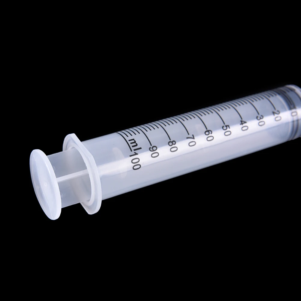 

100ml Plastic Disposable Clear Measuring Syringe Nutrient Sterile Health Care