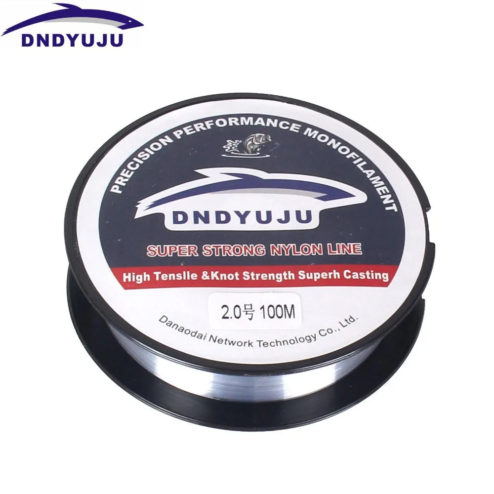 Нейлоновая рыболовная леска DNDYUJU 100 м 4 0 42 анг. Фунт. однонитевая из японского