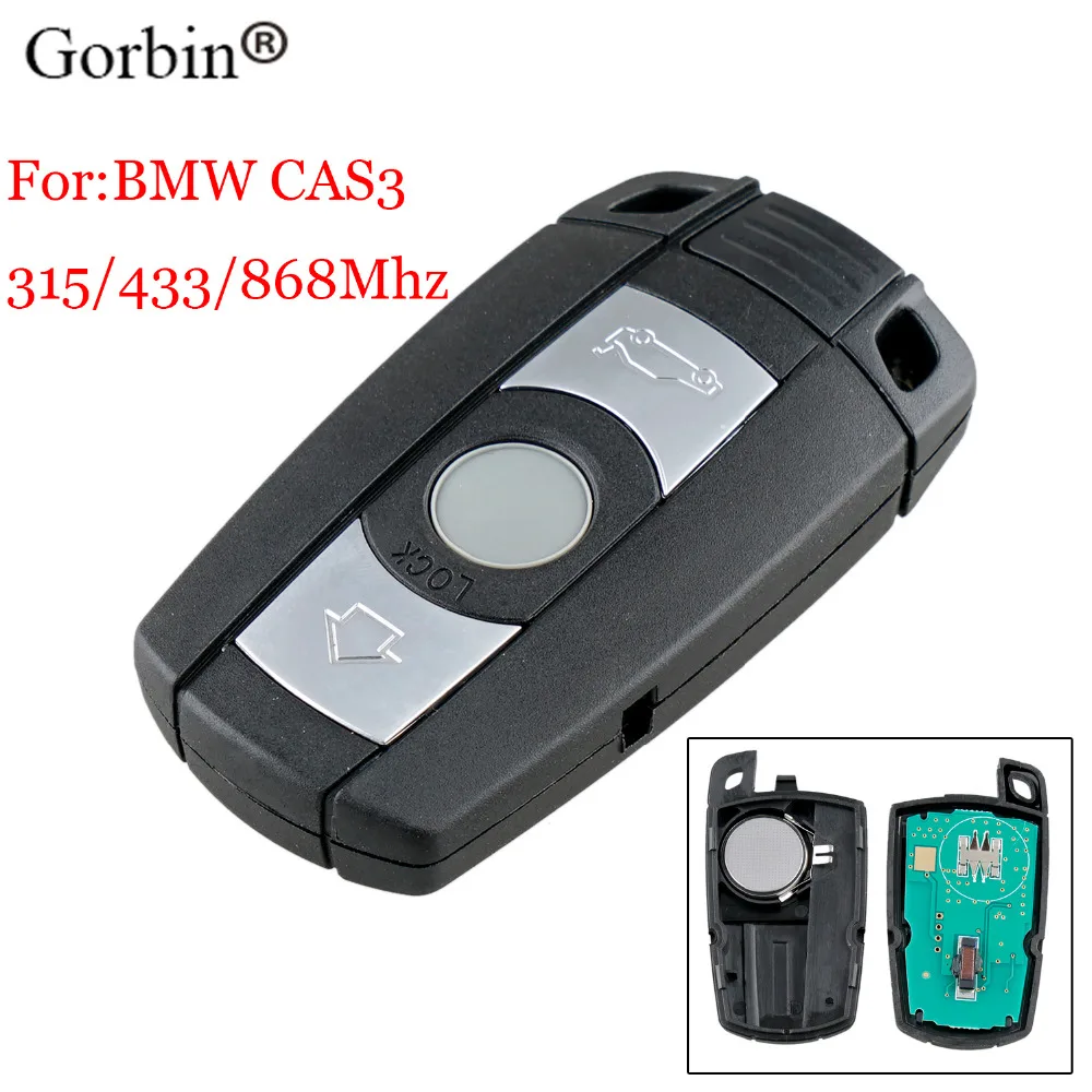Пульт дистанционного управления GORBIN 3 кнопки для BMW CAS3 315/433 МГц 1/3/868 серии X5 X6 Z4 Cas3