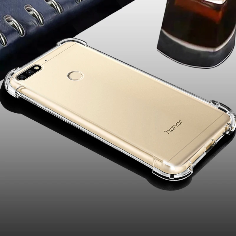 YUETUO чехлы на заднюю панель телефона чехол для huawei honor 7c pro nova 2 lite y7 prime 2018 7 c