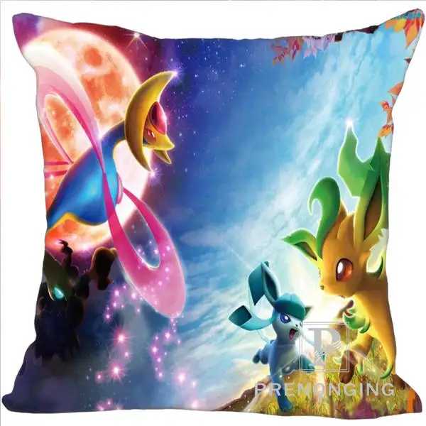 Pillowcases Заказная декоративная наволочка Пикачу Покемон квадратная Наволочка на молнии лучший подарок 40x40 см, 45x45 см(одна сторона) 180117#97 - Color: Pillowcases