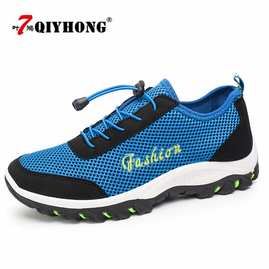 QIYHONG Spring Summer Men Casual Shoes Slip-On Style Fashion Sneakers Breathable Man Hot Sales 2018 | Обувь