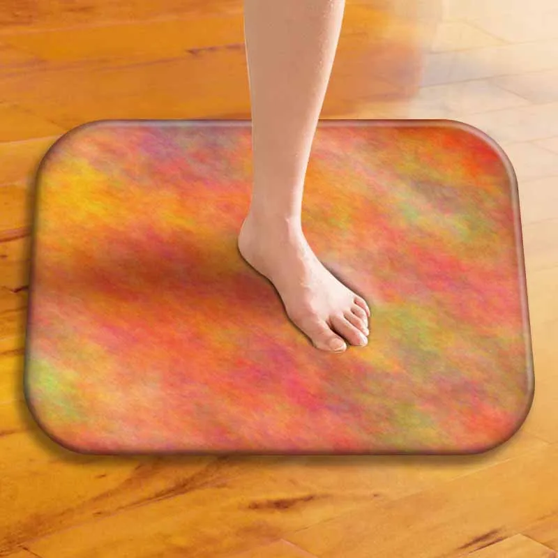 Geometry Pattern Soft Carpet Bathroom Non-slip Doormat Flannel Mat Home Entrance Kitchen Toilet Floor Rug Decor Tapete | Дом и сад