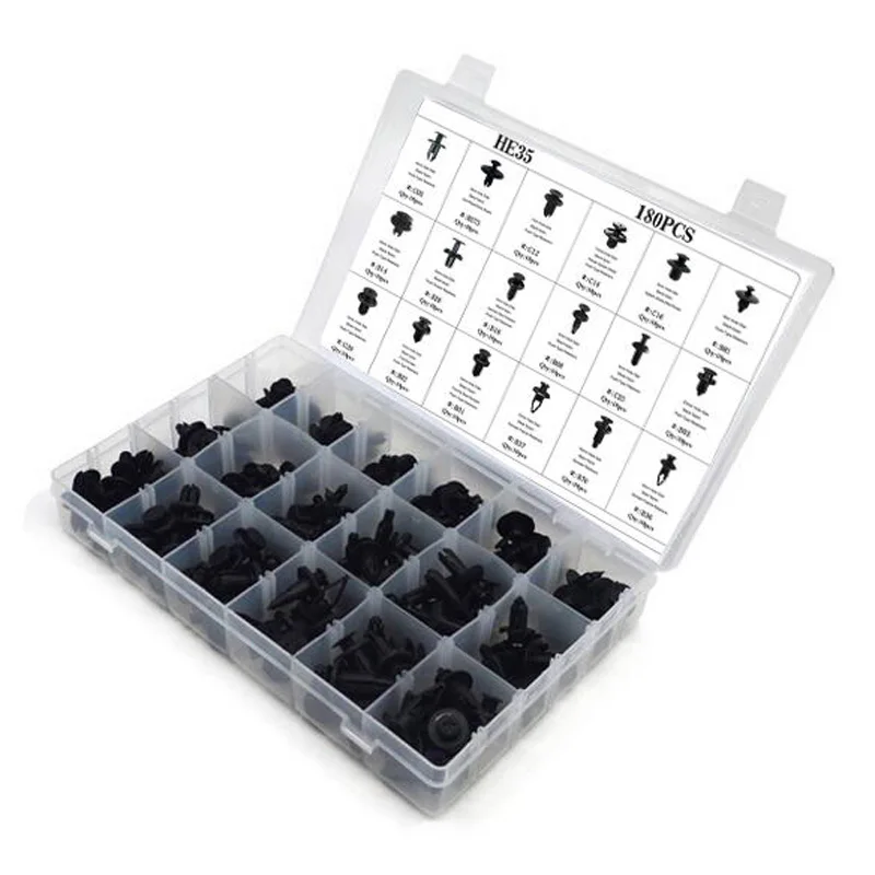 Набор автомобильных заклепок 180 шт. 18 размеров набор инструментов для Honda