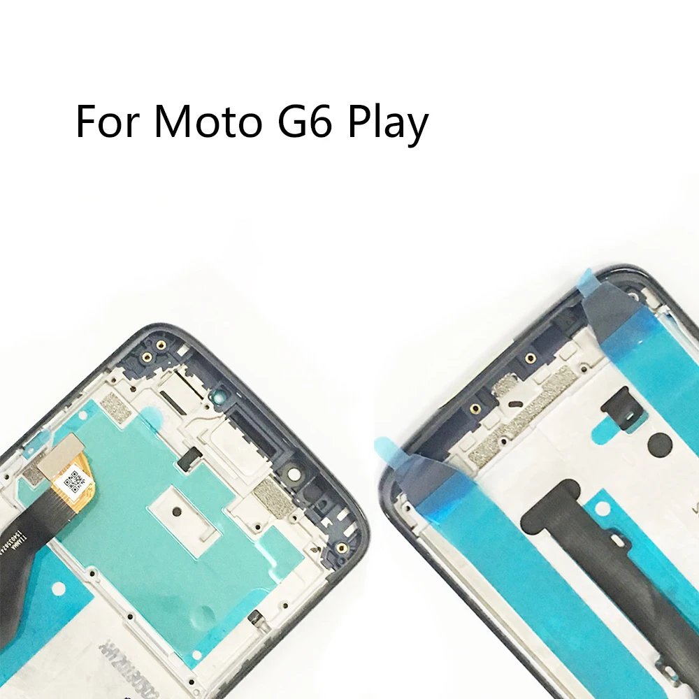 Для Motorola Moto G6 играть ЖК-дисплей XT1922-5 Дисплей рамка Сенсорный экран digitizer