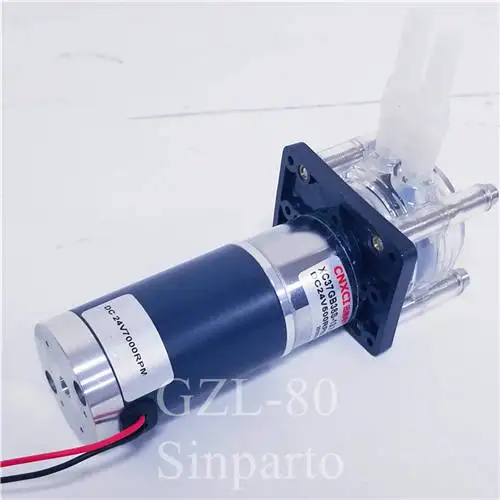 Planetary whole set Sinparto 1 шт. DC24V 0,3-500 мл/мин. подачи перистальтический насос дозирующий насос анти-коррозия эфирное масло насоса сильный всасывающий насос - Цвет: Planetary whole set