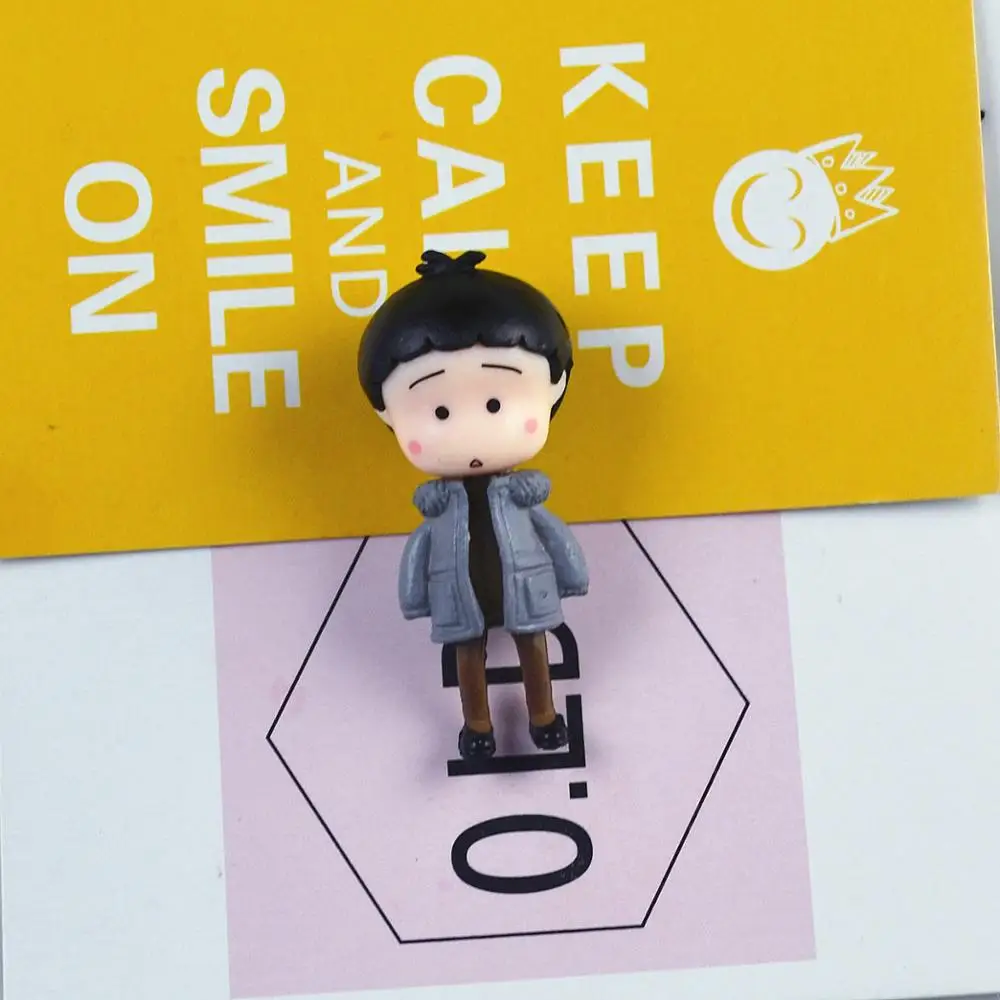 4 шт./компл. с персонажами из мультфильмов для мальчиков и девочек миниатюрные