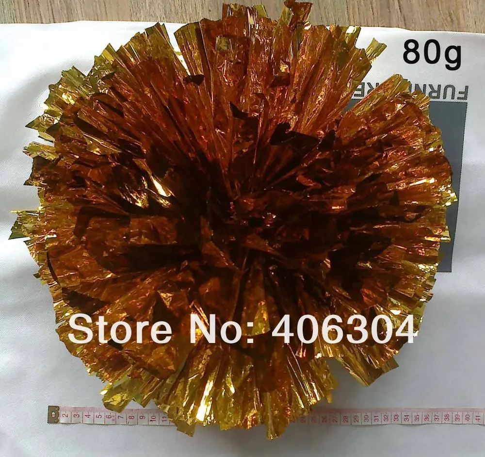 Fadeless Pompom Cheering помпон с металлическим помпоном, 80 г(5 см ширина полосы) бальный костюм