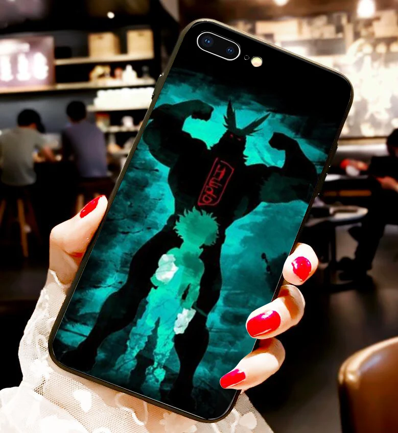 My Hero Academy аниме Todoroki BNHA Coque чехол для телефона чехол для iPhone XS MAX XR X 8Plus 8 7Plus 7 6s Plus 6s 6Plus 6 5