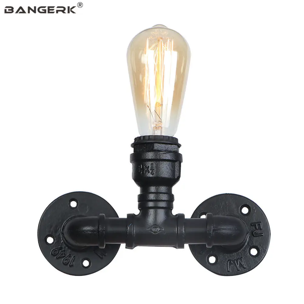 

Industrial Wind Decor Water Pipe Lamp Loft Style Vintage Wall Light LED Edison Sconce Wall Lights Lighting Fixtures Wandlamp