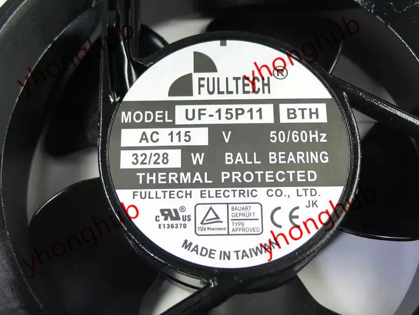 FULLTECH UF 15P11 BTH AC 115V 32/28W 2 piece 172x172x50mm вентилятор охлаждения сервера|round fan|server fanac cooling fan