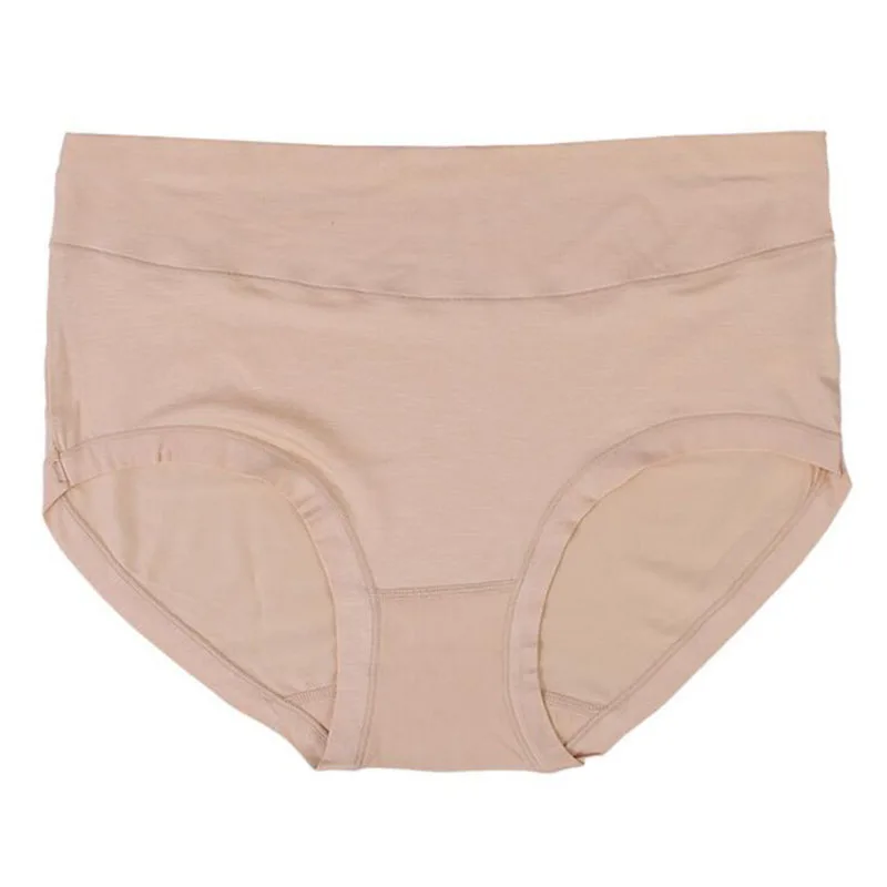 10pcs/lot Women's panty briefs Plus size 3XL no trace high elastic mid rise sexy bamboo fiber women's briefs 8831