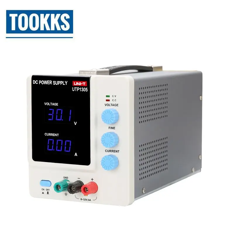 Uni t UTP1305 Регулируемый цифровой DC питание 32 В в/5A USB подключения компьютера ЕС 230