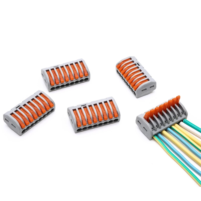 50 шт. 28-12 AWG PCT-218 222-418 компактный Соединительный соединитель пружинный рычаг Push Fit