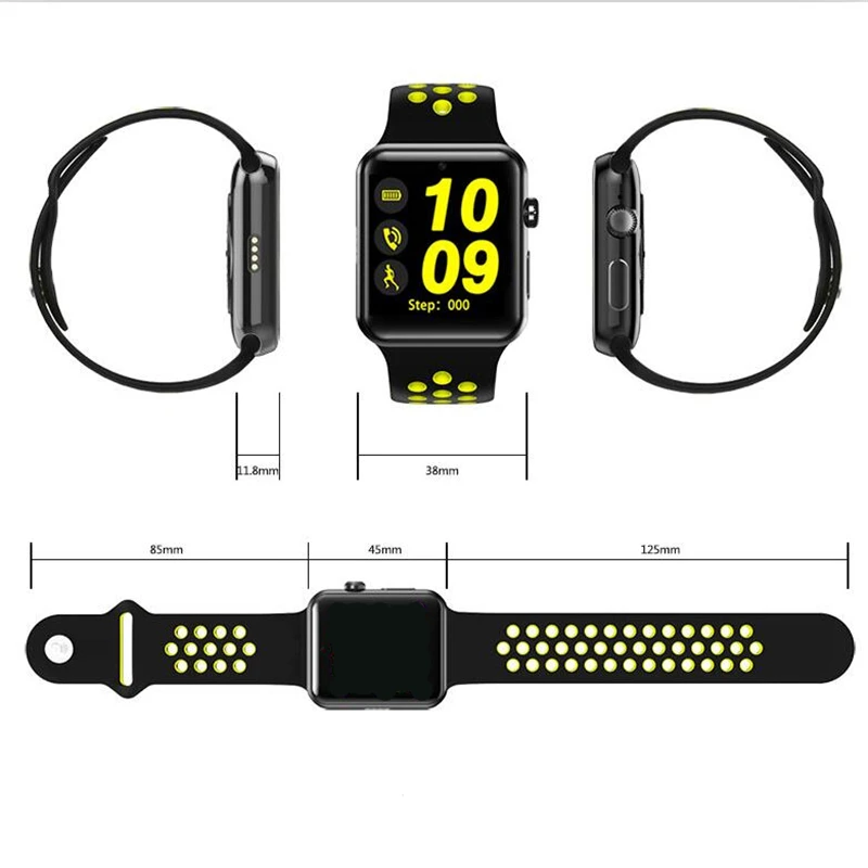 DM09 плюс Bluetooth умные часы для IOS Android смартфон полый ремешок MTK2502C Smartwatch поддержка sim