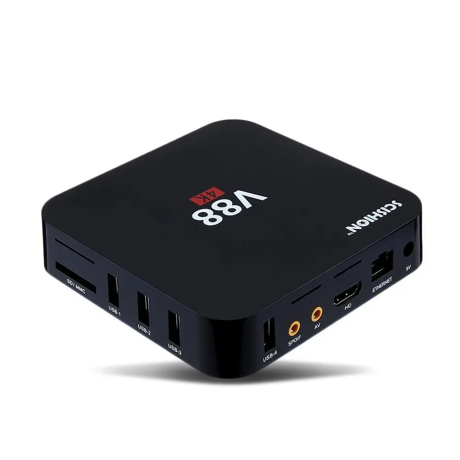 SCISHION V88 Android iptv-приставка 7 1 OS Гб ram 8 RK3229 четырехъядерный 1080P WiFi HDMI Smart TV BOX
