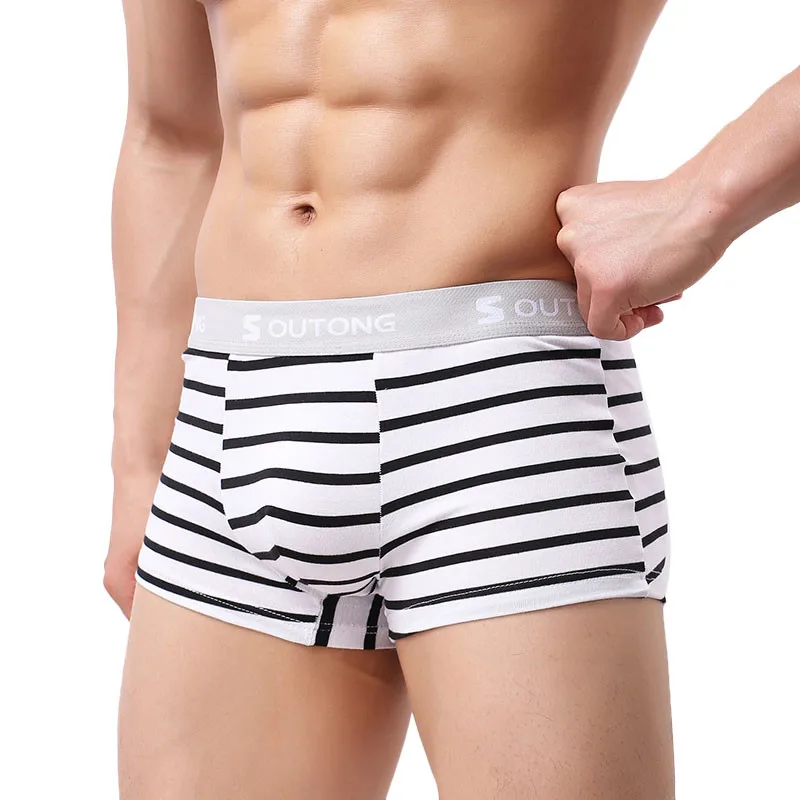 Нижнее белье Cueca хлопковые боксеры для мужчин 4 шт.|Мужские трусы боксеры| |