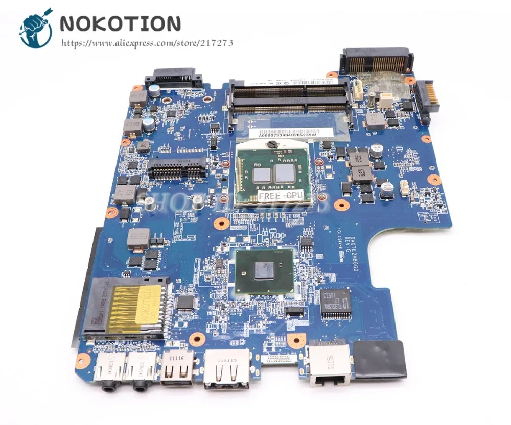 Материнская плата NOKOTION A000073390 DA0TE2MB6G0 для ноутбука Toshiba Satellite L640 L645 материнская HM55