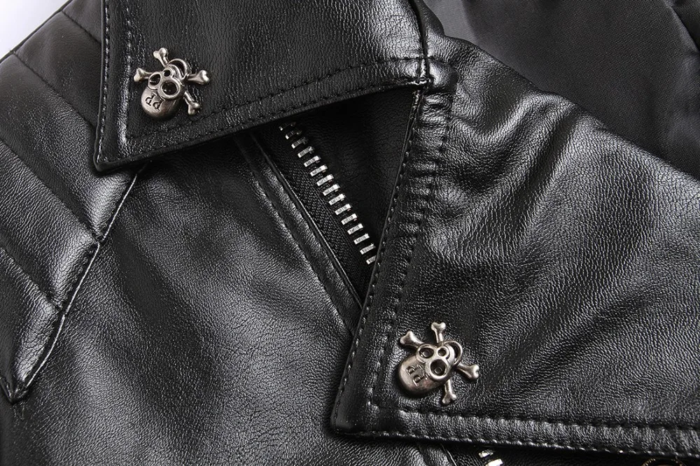 Мужские зимние кожаные куртки корейские стильные облегающие пальто винтажные