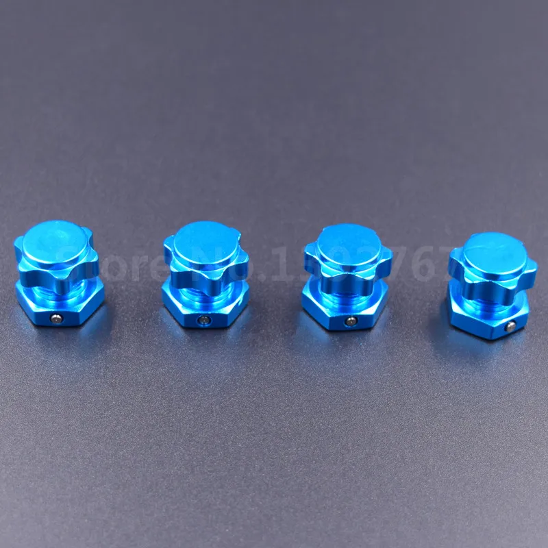 HSP 1/8 алюминиевый сплав Запчасти для шин адаптер колесная гайка 4 шт./лот 17 мм