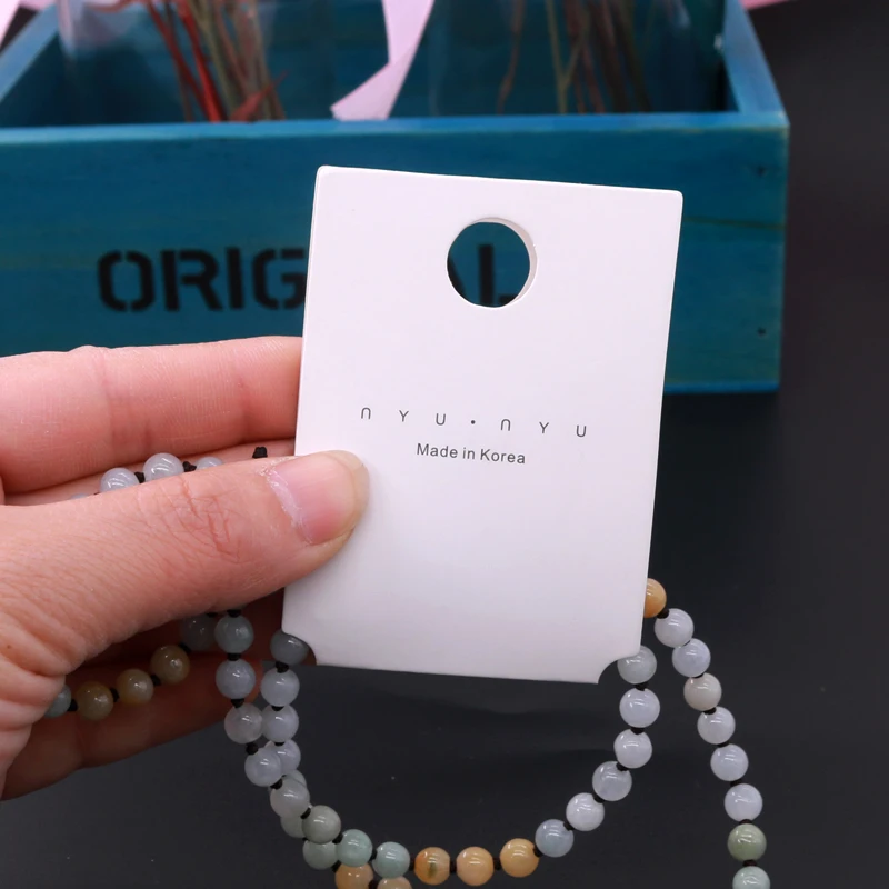 2019 new 5*14cm headwear hairpin card temperament simple jewelry packaging paper folding 100 pieces |