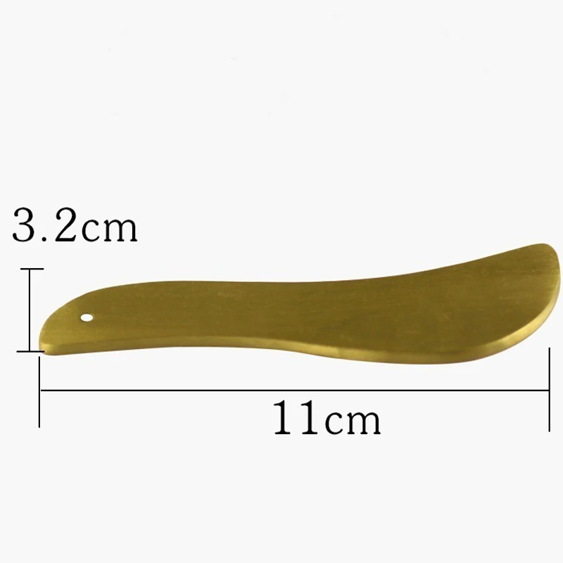 Медные пластины для соскабливания gua sha толщина латунной поверхности guasha 1 шт.