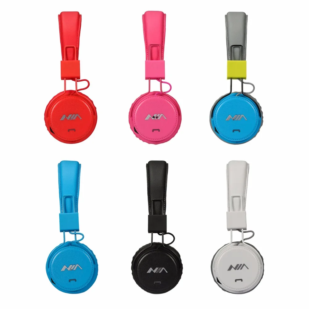 NIA XP1 Original Stereo Bluetooth Headphones Support APP Wireless Foldable Sport Headphone with Microphone Free Shipping | Электроника
