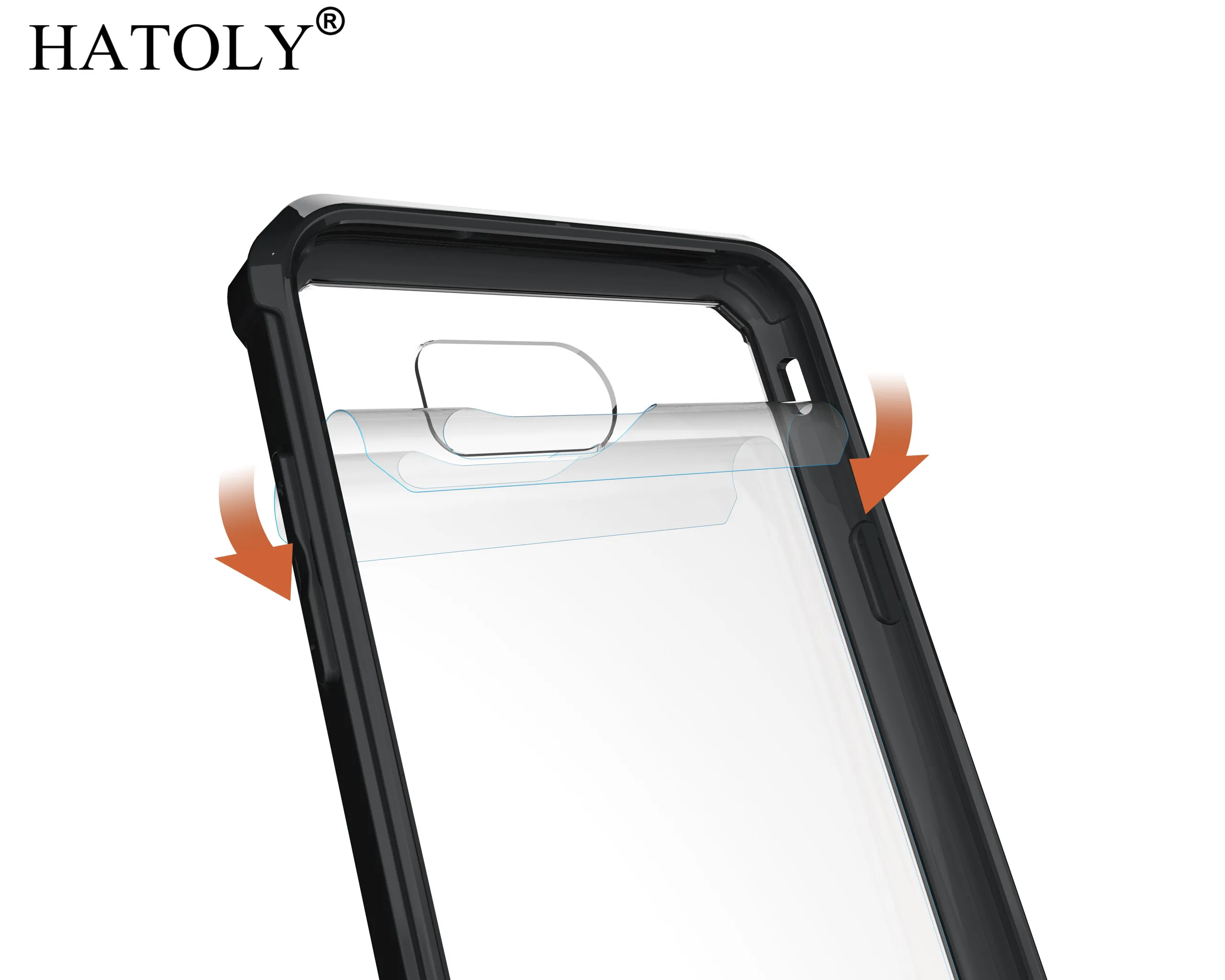 Чехол HATOLY для samsung Galaxy J7 2017 цветной прозрачный чехол J727 Fundas |