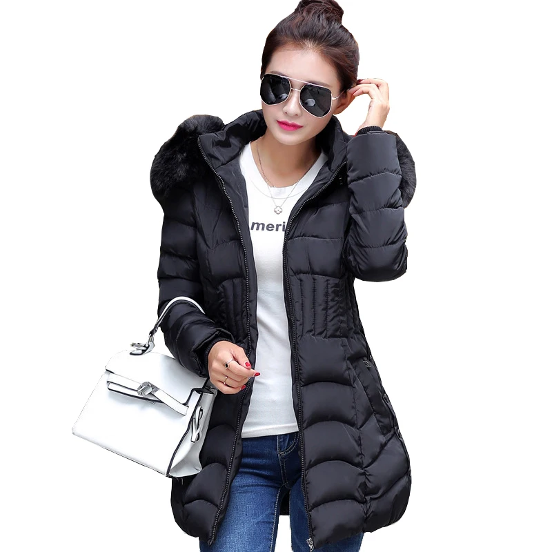 Новое поступление 2020 теплые парки с длинным рукавом на пуговицах молнии длинная