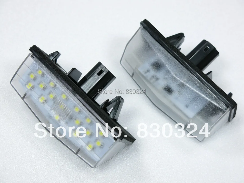 Светодиодный номерной знак 18SMD 2 шт. комплект светильник для Toyota RAV4 XA40 2013 2017 Prius ZVW30