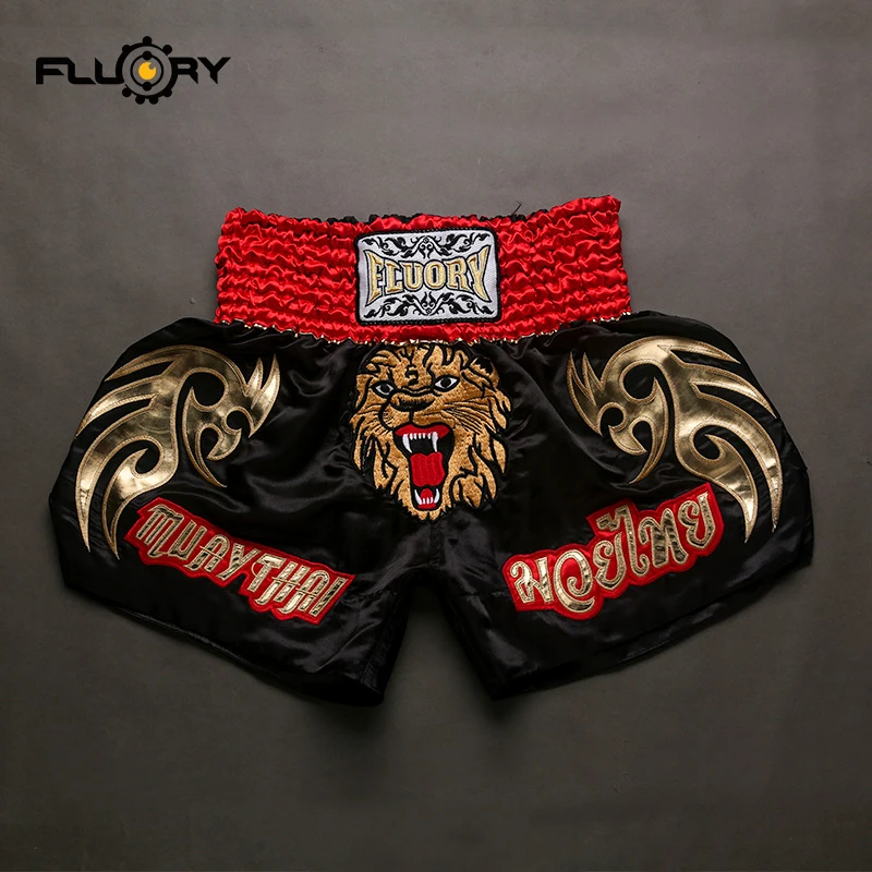 Шорты Fluory muay thai боксерские шорты для ММА взрослых и детей 2019 новый стиль
