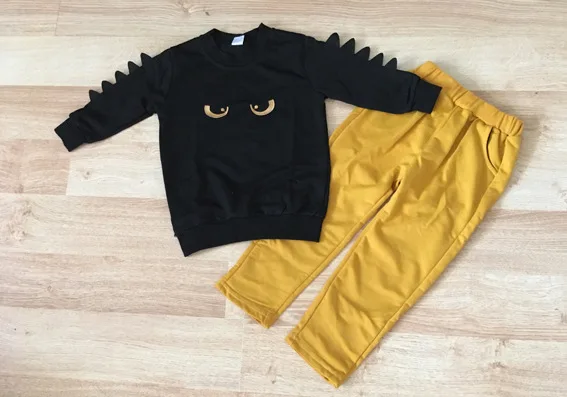 Костюм детский из двух предметов рубашка с длинным рукавом для мальчиков и