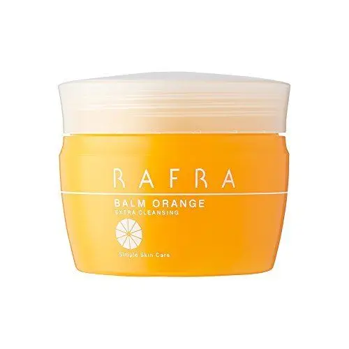 Rafra simple skin care balm orange extra cleansing 100g From Japan