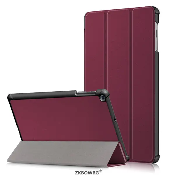 winered Для Tab A 10,1 дюймов версия сумки для планшетов чехол для samsung Galaxy Tab A SM-T510 SM-T515 T510 T515 PU чехол с подставкой - Цвет: winered