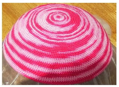 Высокое качество ручной работы трикотаж YARMULKE KIPPAH SWIRL цветной|colour combinations for