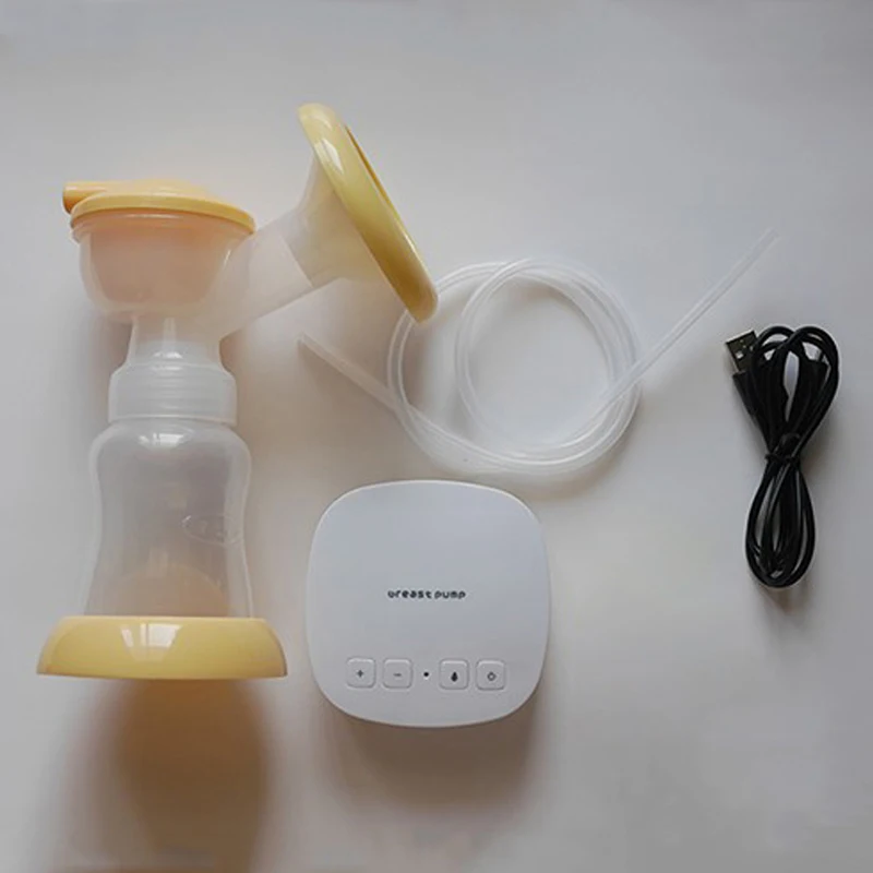 Новинка, более удобный, без BPA, USB молокоотсос, мощный всасывающий Электрический молокоотсос для сосков, молокоотсос для мамы и ребенка, кормление грудью, FY10