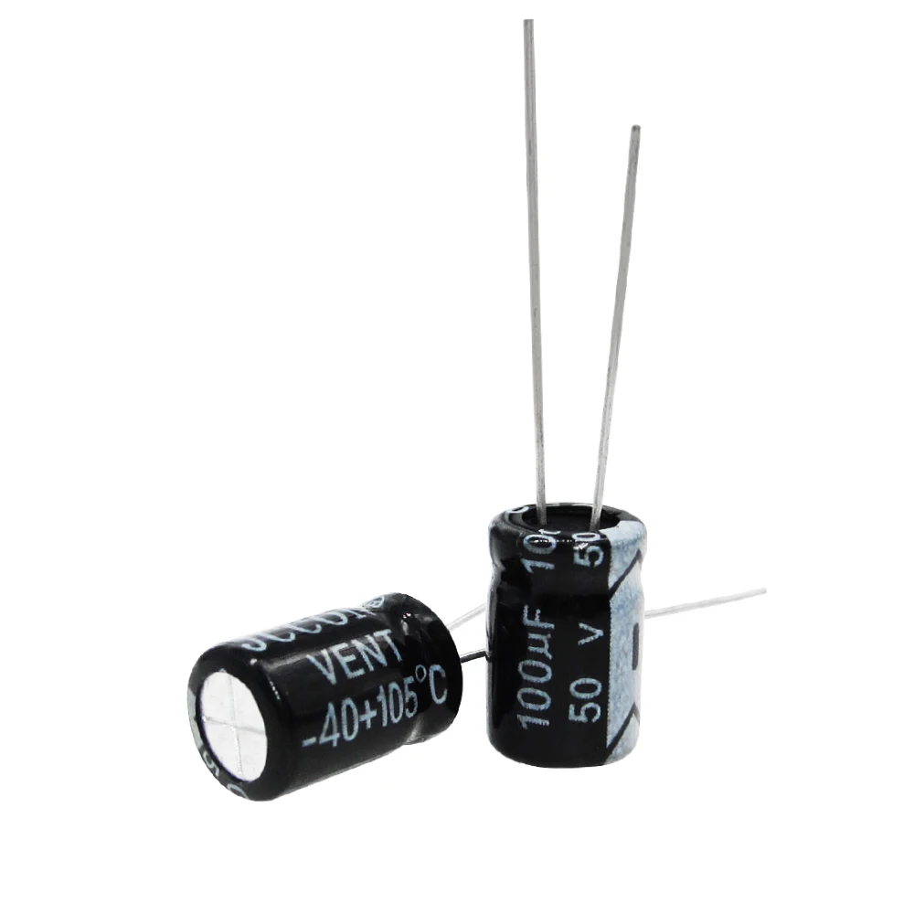 200PCS 100UF 50V 8X12 Aluminum Electrolytic Capacitor 100uf/50V