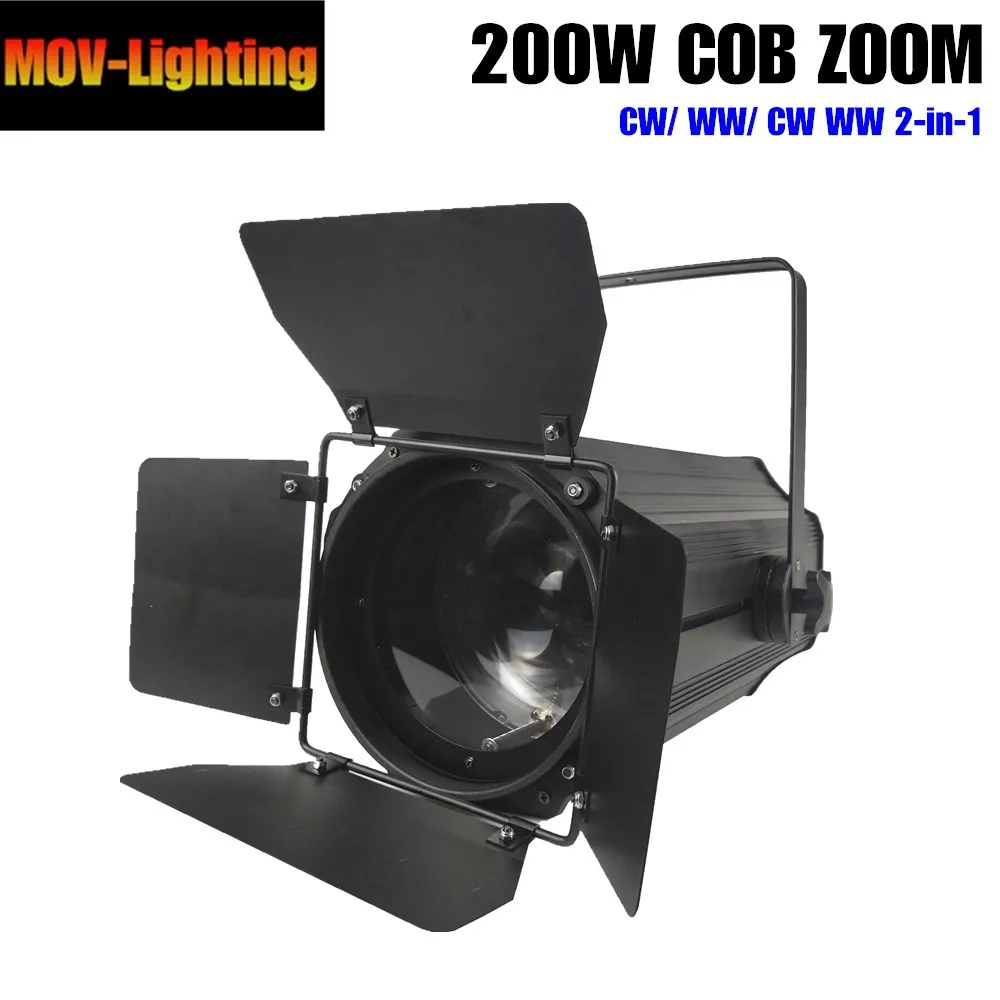 2 шт. точесветильник светильник COB LED 200w Zoom 5 50 градусов Studio светодиодный Par|Эффект