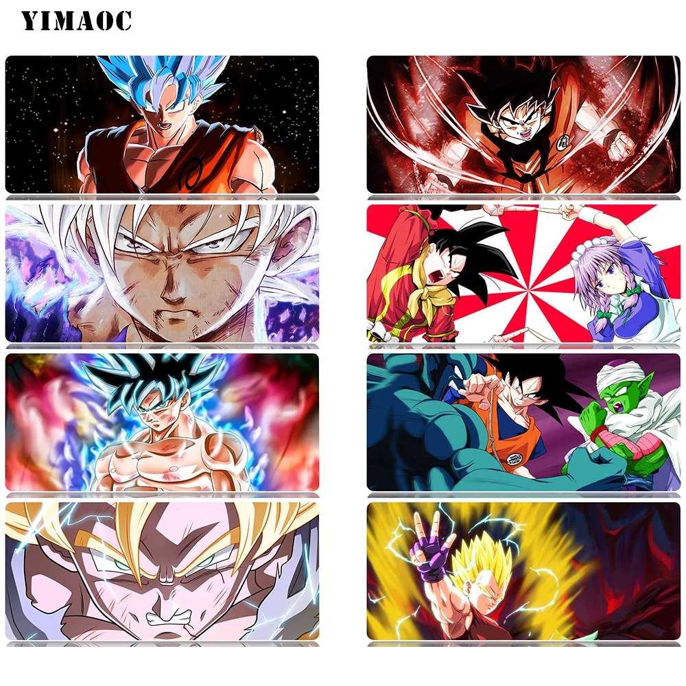 YIMAOC Драконий жемчуг &quotсупер&quot Goku ультра Коврик для компьютерной мыши коврик