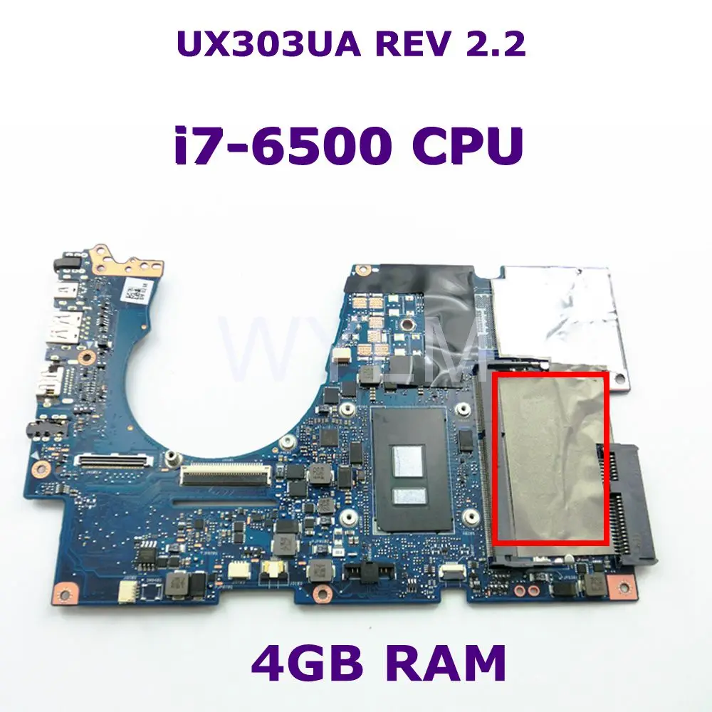 UX303UA с i7 6500 Процессор DDR3L 4 Гб Оперативная память материнская плата REV 2 для ASUS UX303U