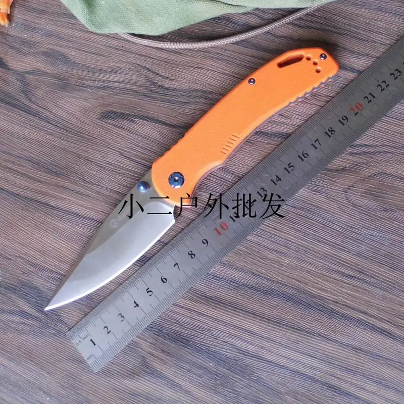 Ganzo G7531 58-60HRC 440C лезвие G10 или углеродного волокна ручка складной нож тактический нож наружный походный Нож EDC нож Карманный - Цвет: Оранжевый
