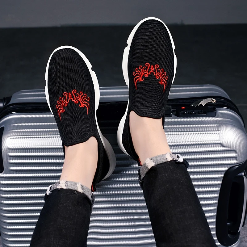 Waysoyway кроссовки для Для мужчин Обувь с дышащей сеткой Спорт тапки Lightweight Lace-Up Sneaker